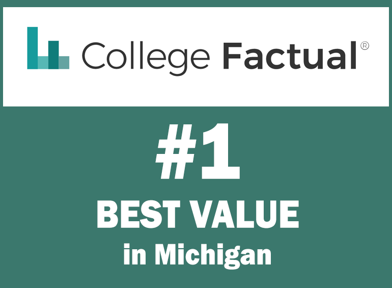 College Factual #1 best value in Michigan