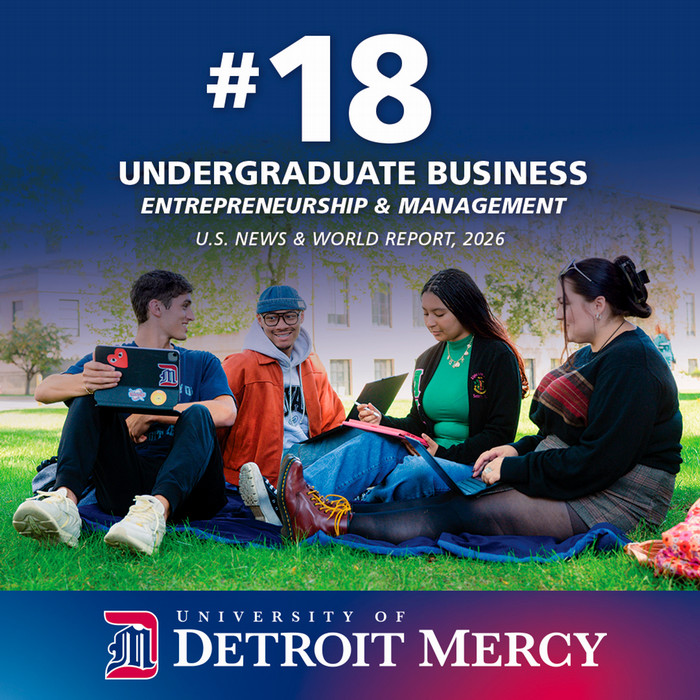 Ranked #18 Undergraduate Business Programs in both Management and Entrepreneurship U.S. News & World Report, 2026