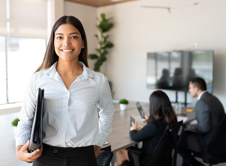 female business student