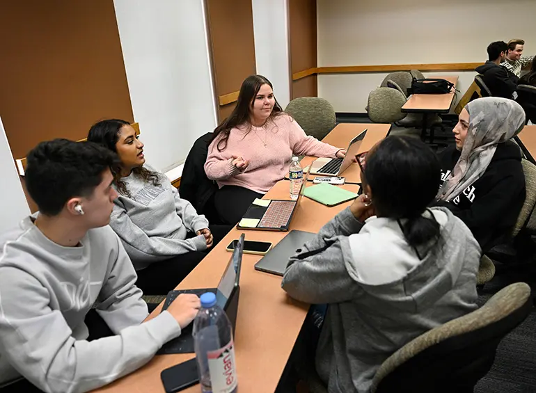 group business students